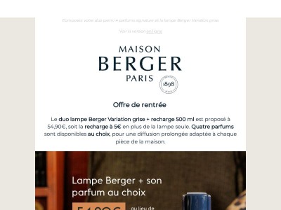 Offre de rentrée : votre recharge 500ml à 5€ 💝