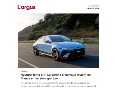 Les Tesla Model 3 et Model Y évoluent, essai BMW C1 électrique Noil, youngtimers aux enchères le 30 août