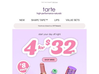 4 for 50% off starts NOW!