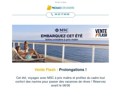 ⚡Vente flash : partez dès 455€ !
