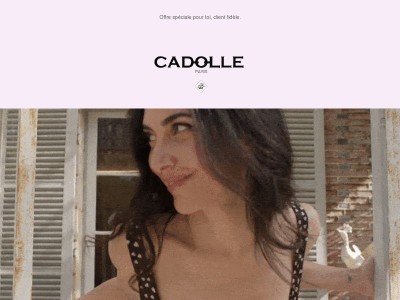 Découvrez les promotions exclusives pour {{ lastname }} sur Cadolle.