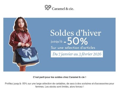 Soldes, jusqu'à -50% sur l'enfant et la femme !
