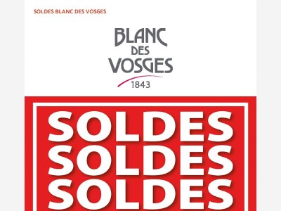 SOLDES | Blanc des Vosges