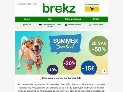 Découvrez les soldes d'été !