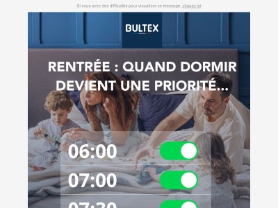 Derniers jours | Une rentrée réussie commence par de bonnes nuits !