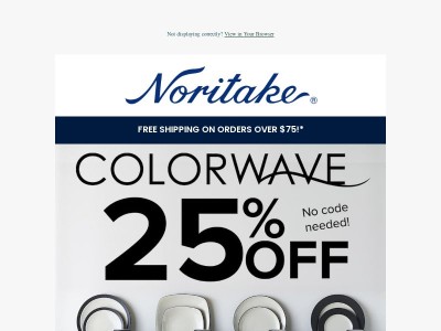 25% Off Colorwave | Final Day for Labor Day Savings!