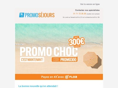 🎉 On prolonge la Promo Choc !