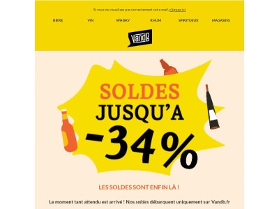 Les SOLDES sont lancées : jusqu’à -34% 🔥