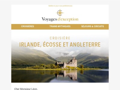 Croisière dans les pays celtes et les îles du Nord (juin 2027)