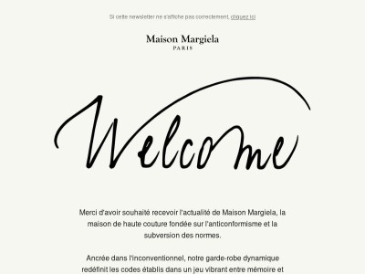 Bienvenue chez Maison Margiela