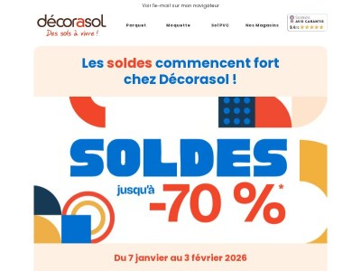 C’est les SOLDES chez Décorasol 💥