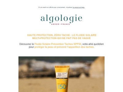 ☀️Le fluide SPF50 qui protège votre peau des taches