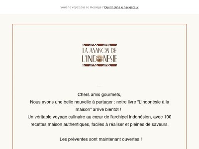 L'Indonésie s'invite chez vous !