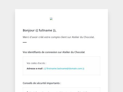 [Atelier du Chocolat] Bienvenue !