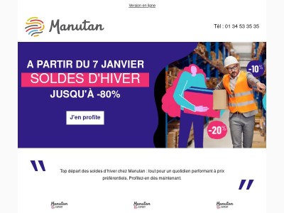 SOLDES | À partir du 7 janvier 2026