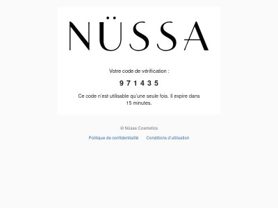 Votre code est : 971435