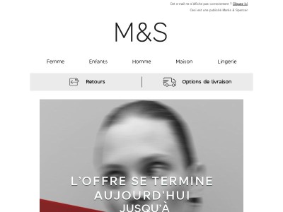 L’offre se termine aujourd’hui : Jusqu’à -40 % sur une sélection de collections