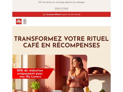 -20% sur une large sélection du catalogue : profitez-en maintenant