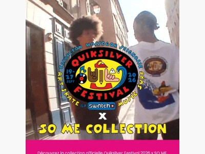 Collection Quiksilver Festival x SO ME en édition limitée