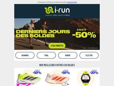 Les soldes se terminent bientôt 🏃