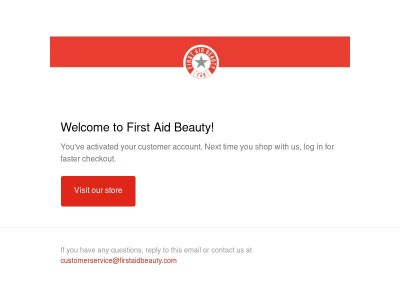 Customer account confirmation