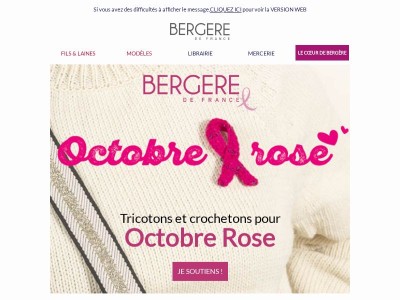Ensemble, tricotons et crochetons pour Octobre Rose
