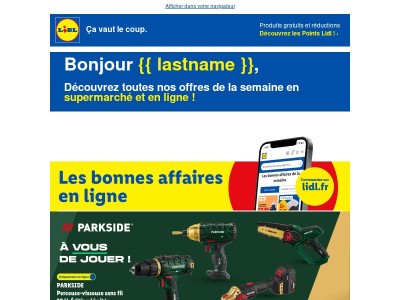 Vos promos du jeudi en supermarché et en ligne