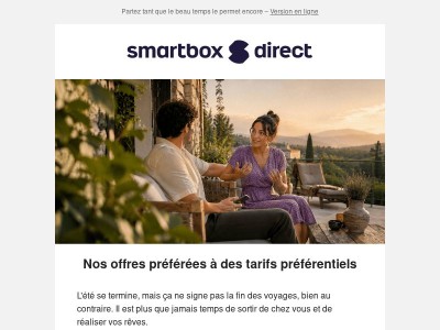 Grâce à nous, profitez à fond de la fin de l'été