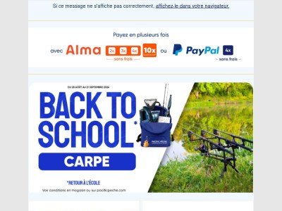 🎣💥 Opération rentrée : objectif carpe !