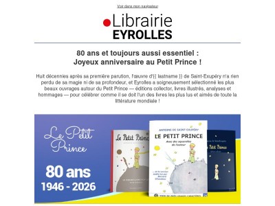 Célébrons 80 ans du Petit Prince ensemble ! 🎉