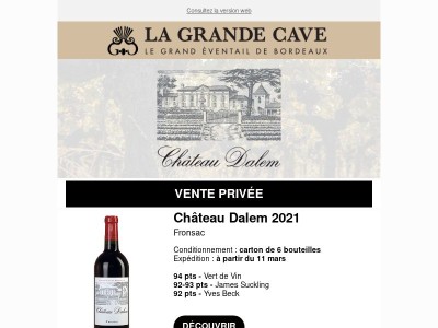Découvrez le château Dalem 2021 🍇