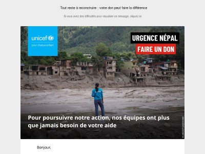 🚨 Au Népal, l’urgence continue pour les enfants