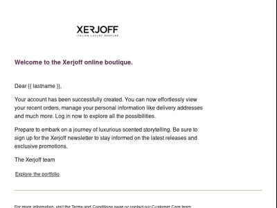 Customer account confirmation