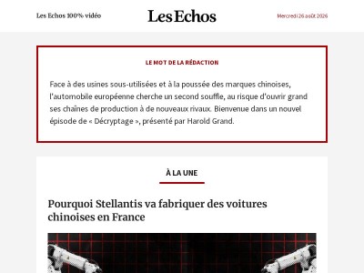 Pourquoi Stellantis va fabriquer des voitures chinoises en France