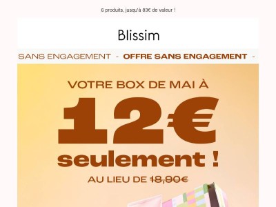 Derniers jours : la box à 12€ ☀️