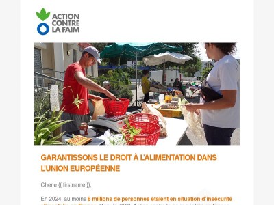 Signez la pétition pour le droit à l’alimentation !