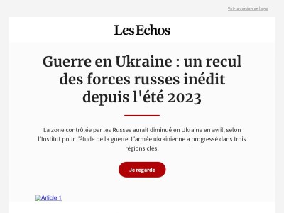 Guerre en Ukraine : un recul des forces russes inédit depuis l'été 2023