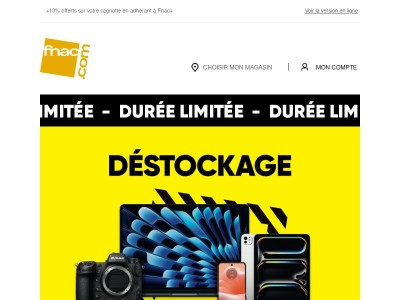 Déstockage | C'est parti !