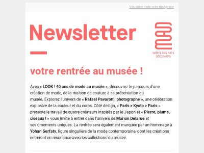 Réservez vos expos de la rentrée au musée des Arts décoratifs !