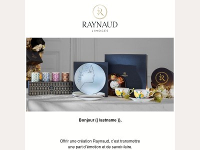 {{ lastname }}, L’art d’offrir : les cadeaux de Noël signés Raynaud