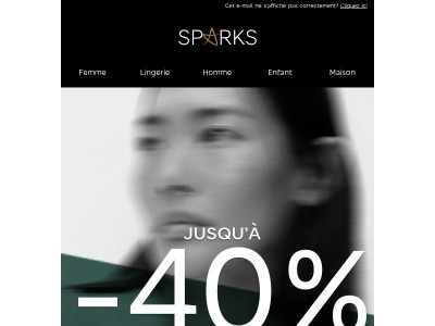 Jusqu’à -40 % : l’offre continue pour vous 🙌