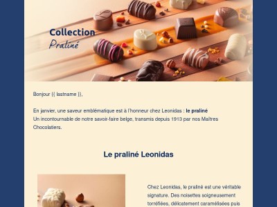 Découvrez notre collection praliné 🍫