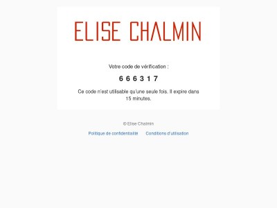 Votre code est : 666317