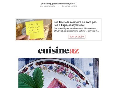 Découvrez 15 tartes aux fraises faciles à croquer 🍓 | Adoptez des menus du soir équilibrés et gourmands 🥗