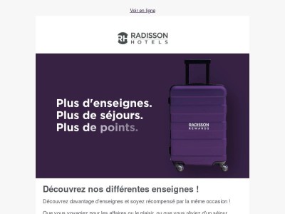 Séjournez auprès de nos différentes enseignes !