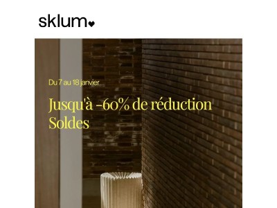 Les Soldes arrivent ! Jusqu'à -60%