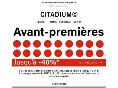 DERNIER JOUR ⏰ Jusqu'à -40%