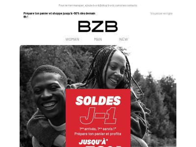🔥 SOLDES J-1 : Attrape tes coups de cœur avant les autres ! 🔥