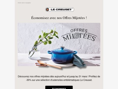 Nos offres mijotées sont de retour !