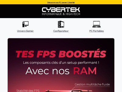 Booste tes FPS dès maintenant : Les RAM sont à l'honneur